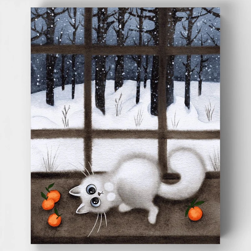 "Tangerines" Paint by Numbers Kit