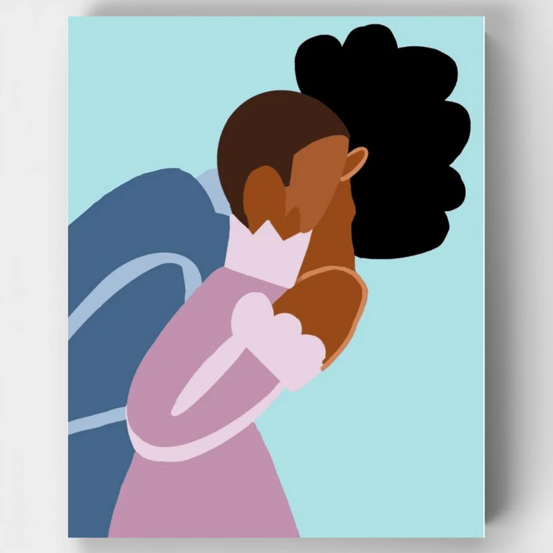 "Couple" Paint by Numbers Kit