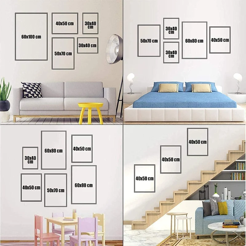 Abstrakte Wandkunst Grau Golden Marmor Textur Leinwand Bilder 3er Set 40x60cm