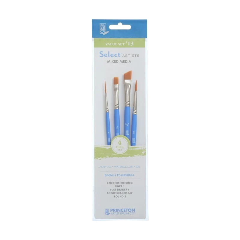 PRINCETON Select Universeller Mini-Rundpinsel mit Synthetikhaar