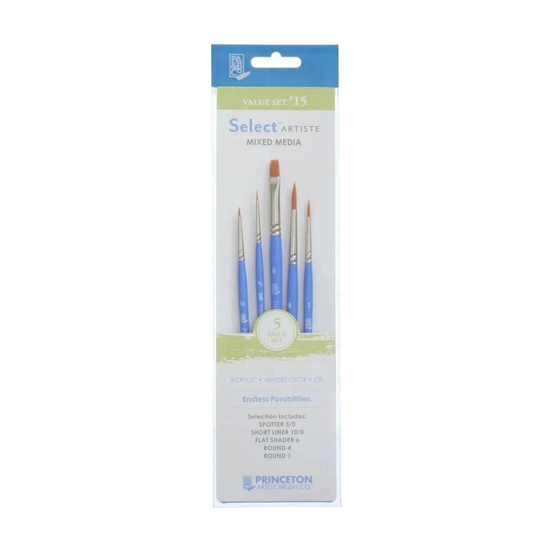PRINCETON Select Universeller Mini-Rundpinsel mit Synthetikhaar