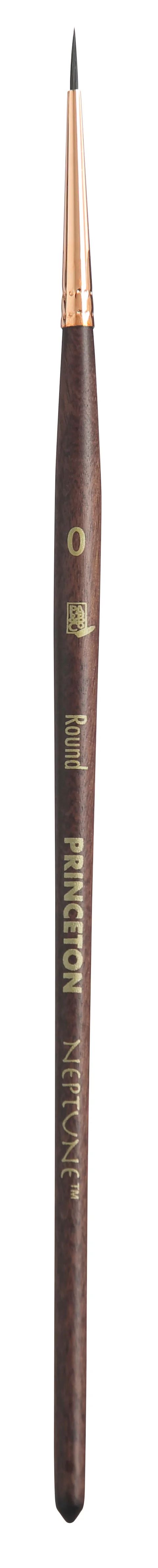 Pennello tondo per acquerello PRINCETON Neptune sintetico imitazione vaio con manico corto