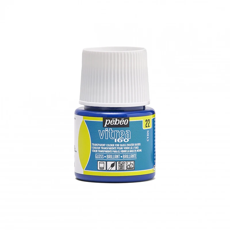 Витражна боя за стъкло Pebeo Vitrea 160 гланц 45 ml