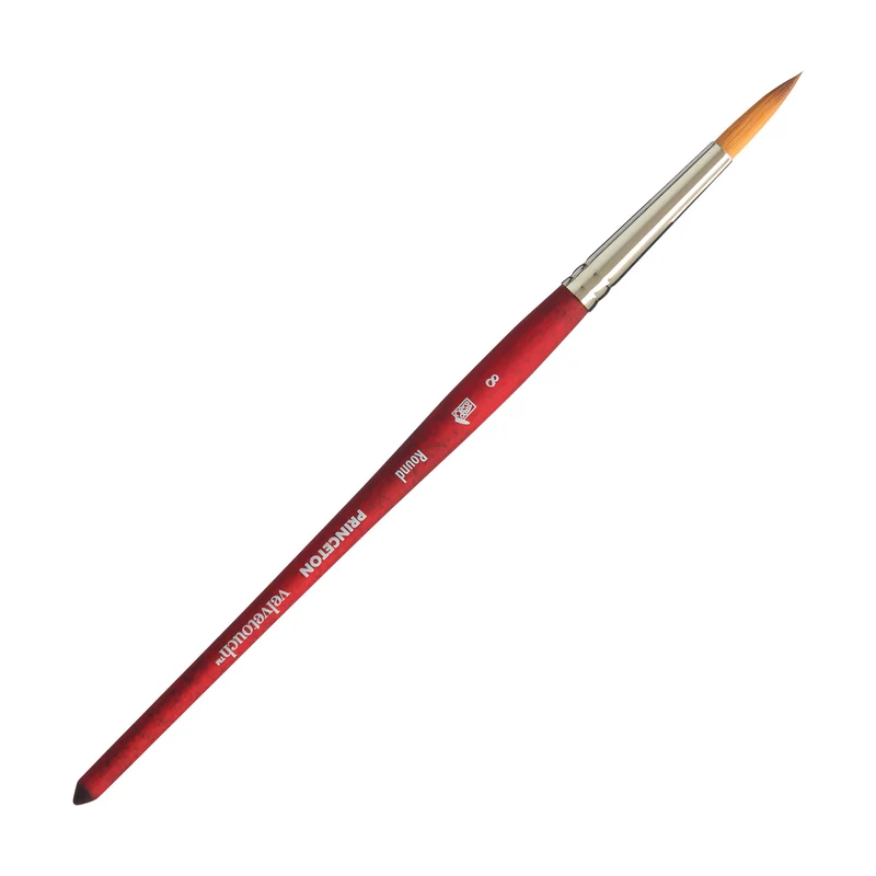 Univerzálny okrúhly štetec PRINCETON Velvetouch s krátkou rúčkou
