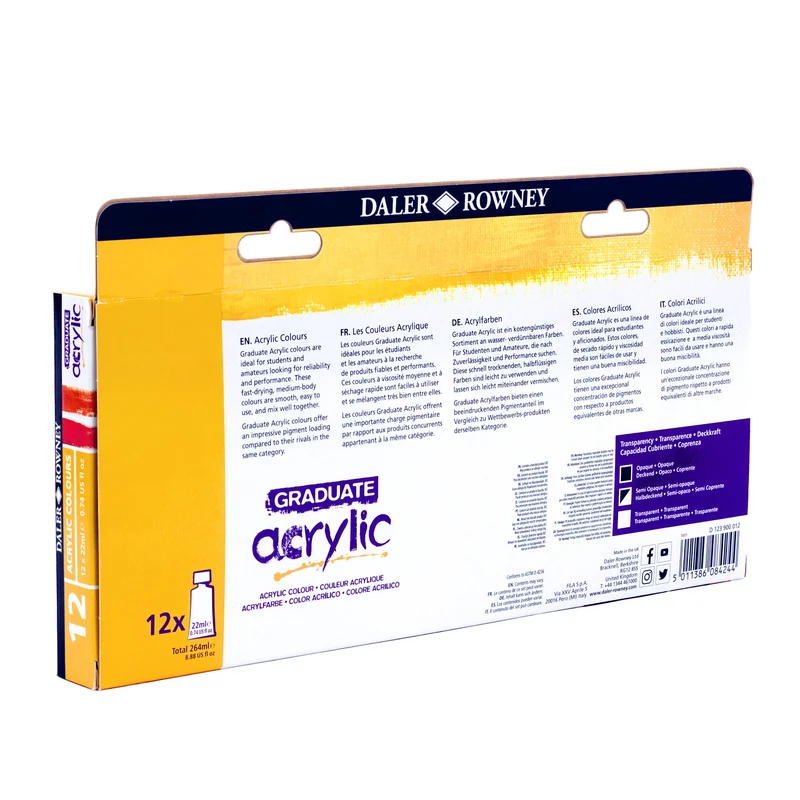 DALER ROWNEY Graduate set akrilnih boja
