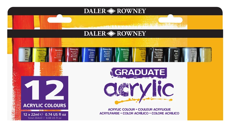 DALER ROWNEY Graduate set akrilnih boja