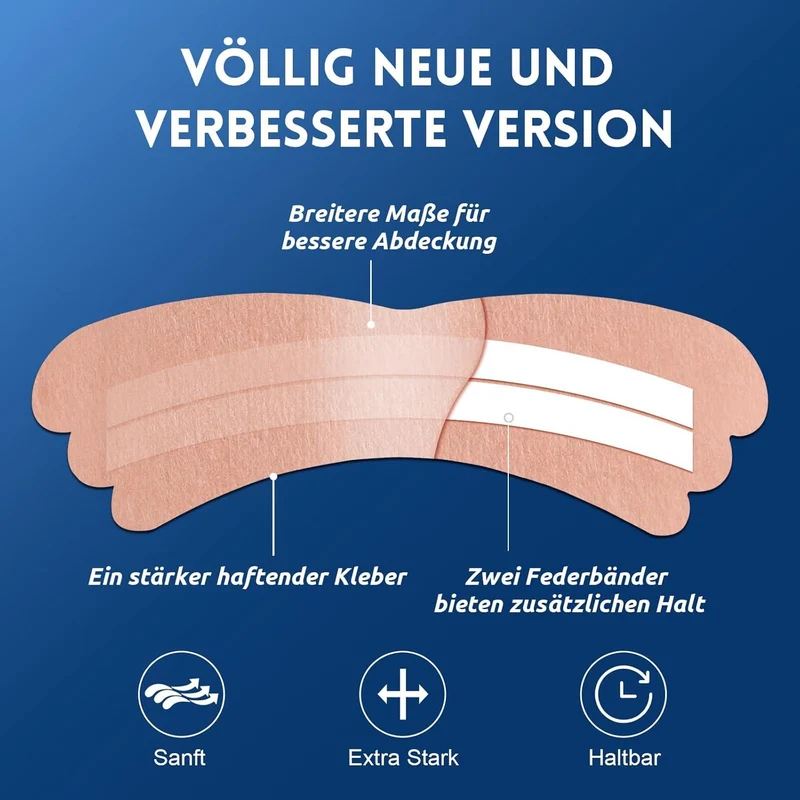 100pcs Nasenpflaster Schnarchen, Nose Strips Anti