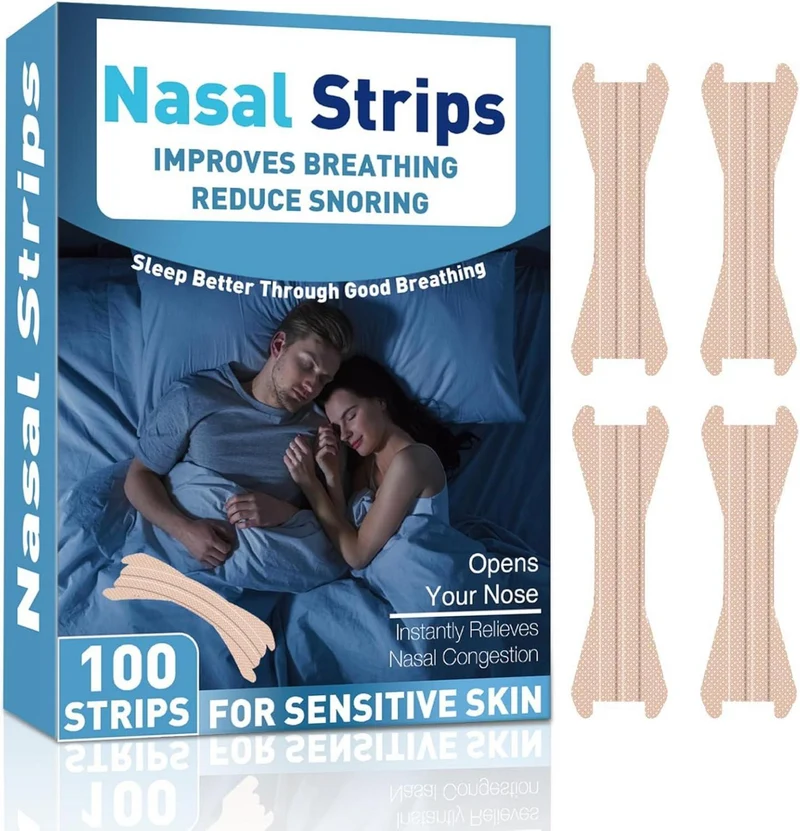 Nasenpflaster 100 Stück Extra Stark für besseres Atmen