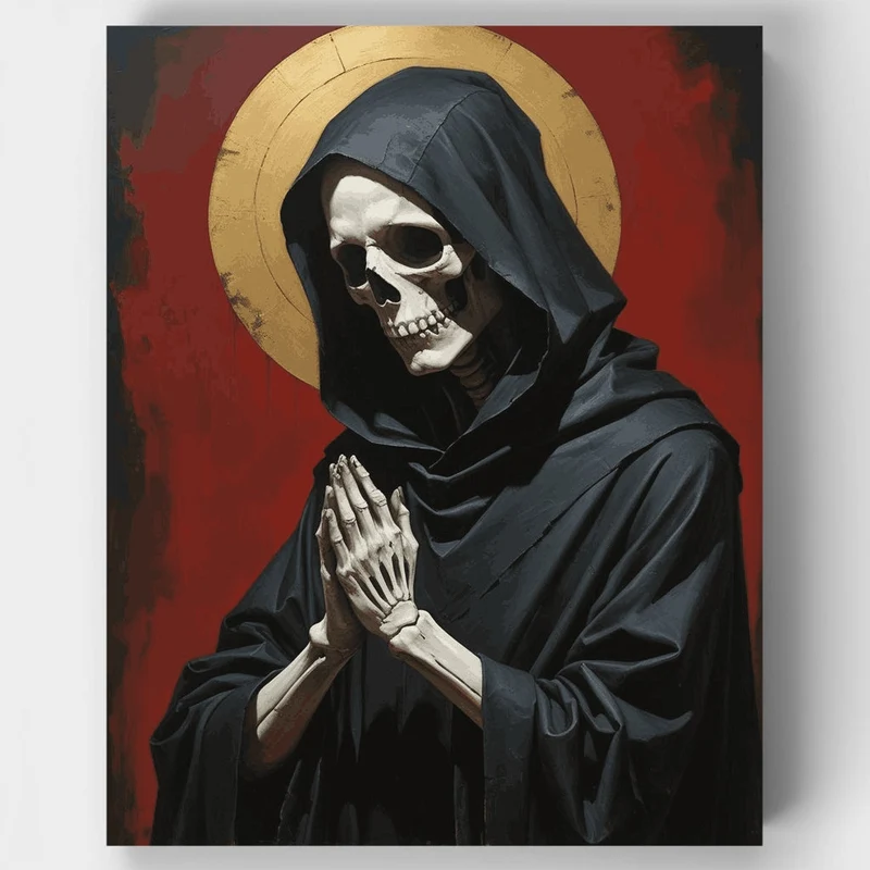 Praying Death Saint - Paint by Numbers Kit