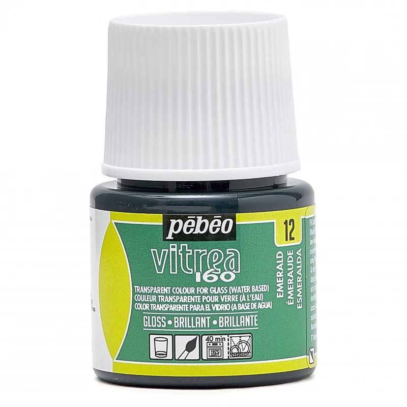 Boja za vitraj za staklo Pebeo Vitrea 160 sjajna 45 ml