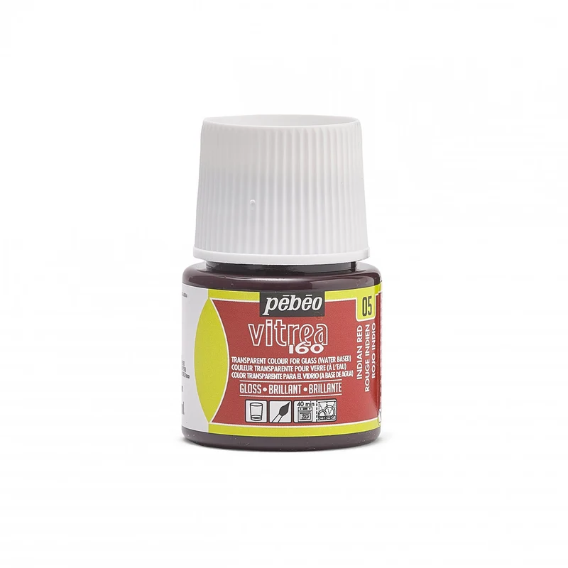 Colore per vetro effetto vetrata Pebeo Vitrea 160 lucido 45 ml
