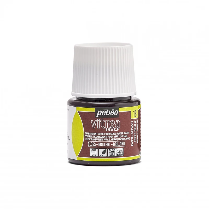 Colore per vetro effetto vetrata Pebeo Vitrea 160 lucido 45 ml