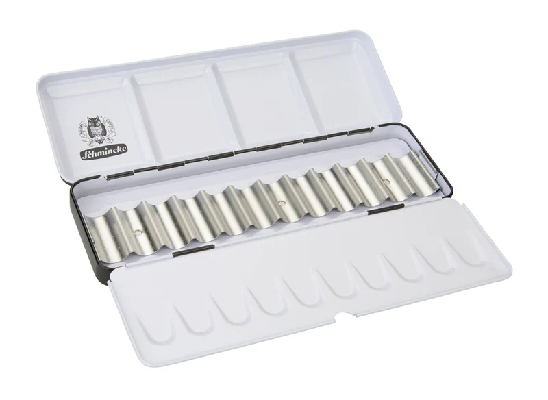 Scatola in metallo vuota Schmincke per 12 tubetti da 5 ml