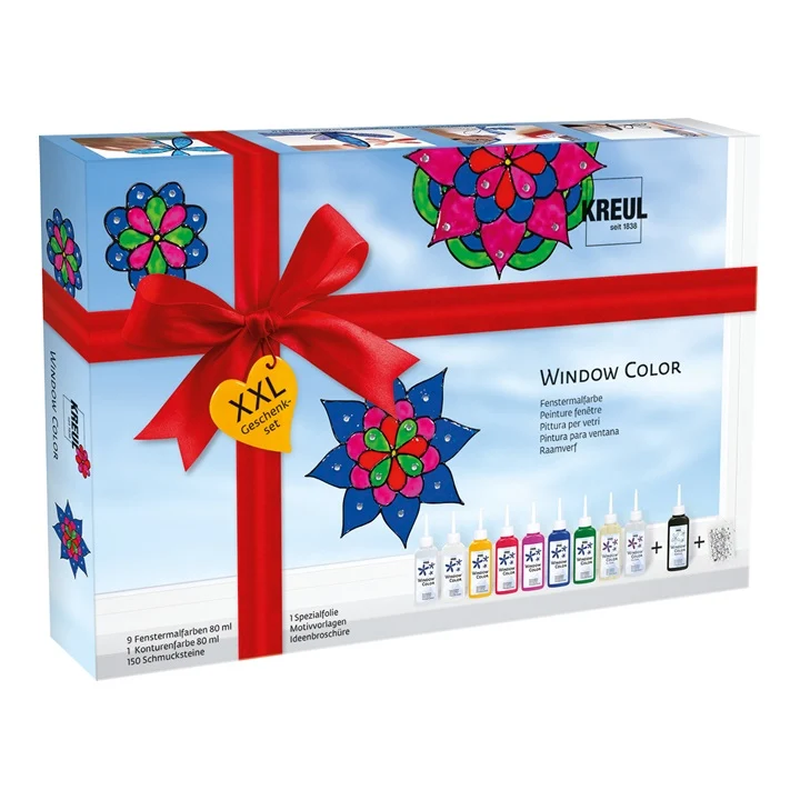 Комплект бои за стъкло Kreul Set XXL