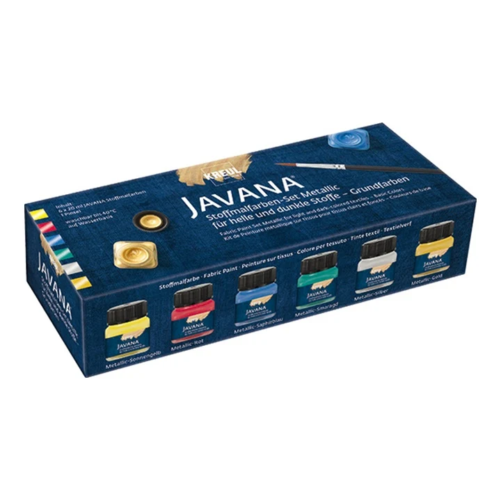 Комплект бои с ефект металик JAVANA