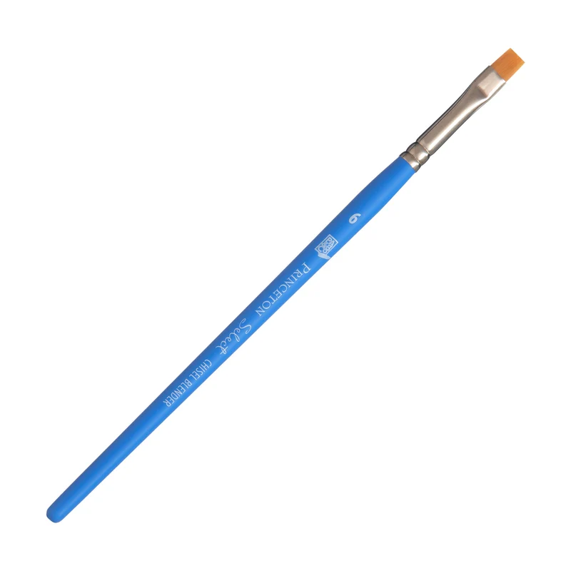 Univerzálny štetec PRINCETON Select Chisel Blender s krátkou rúčkou