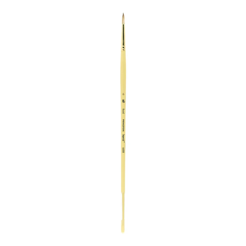 Pennello tondo PRINCETON Imperial sintetico Mongoose con manico lungo