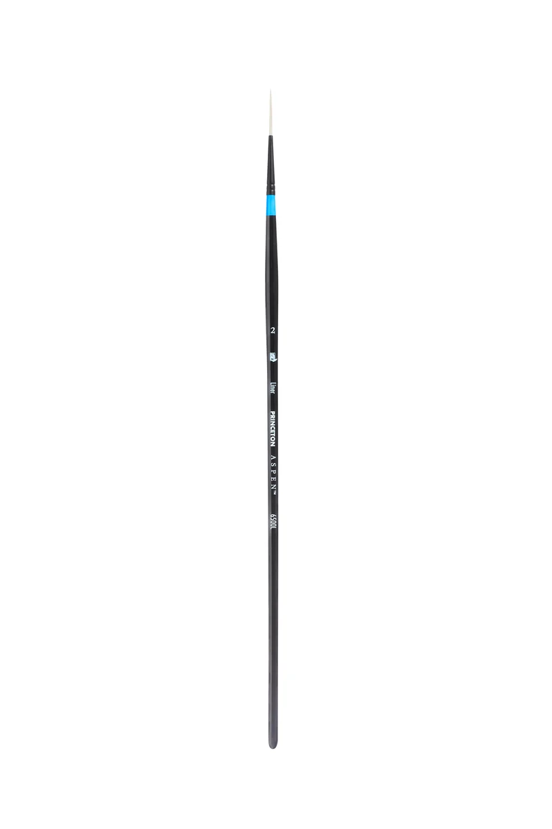 PRINCETON Aspen Liner Pinsel Größe 2 mit langem Stiel