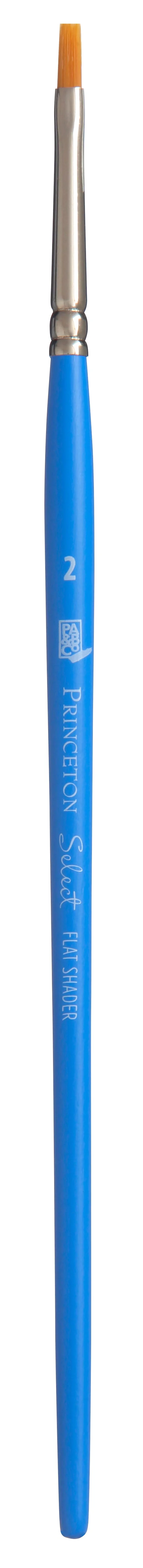 Universeller flacher Synthetikpinsel PRINCETON Select mit kurzem Stiel