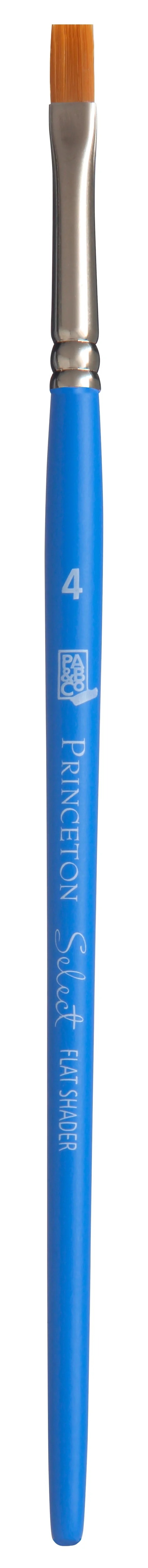Universeller flacher Synthetikpinsel PRINCETON Select mit kurzem Stiel