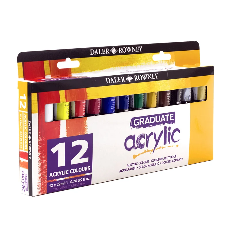 DALER ROWNEY Graduate Acrylfarben-Set