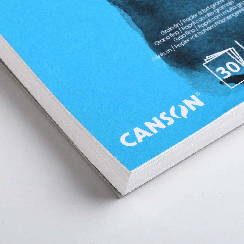 Canson XL akvarelni blok CP White 300 g/m² - 30 listov, A4, spiralna vezava