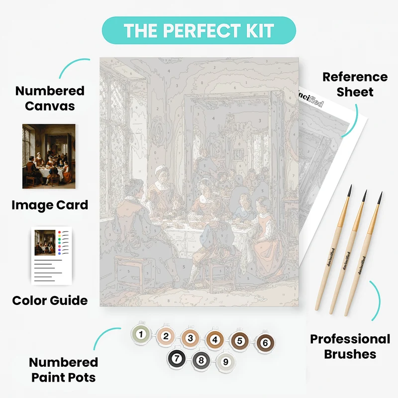Dutch Family Feast - Paint by Numbers Kit