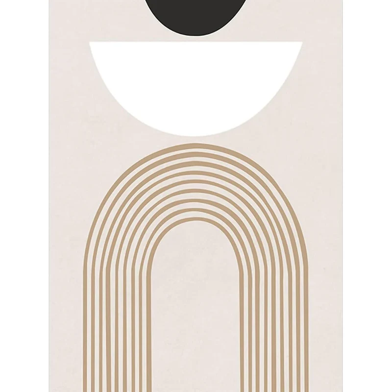3er Poster Set Abstrakt Beige Wandbilder Ohne Rahmen 50x70cm