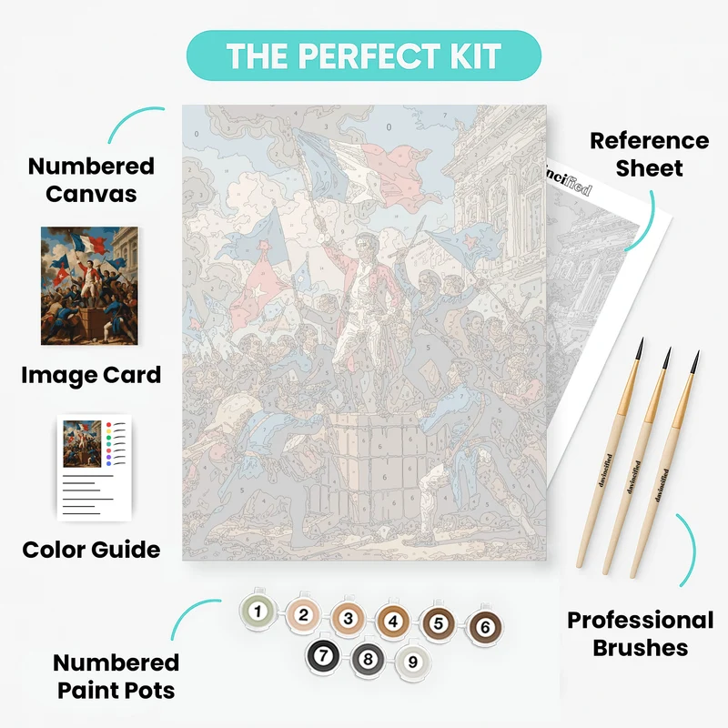 French Revolution Rally - Paint by Numbers Kit