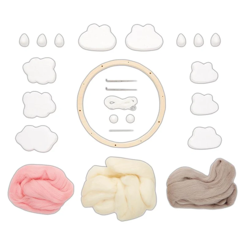 DOCRAFTS Filzset – Traumfänger in Rosa