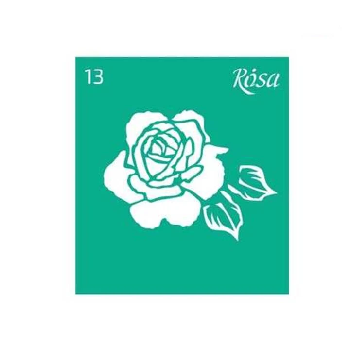 Samolepilna šablona Rosa Talent 9 x 10 cm - vzorec št. 13