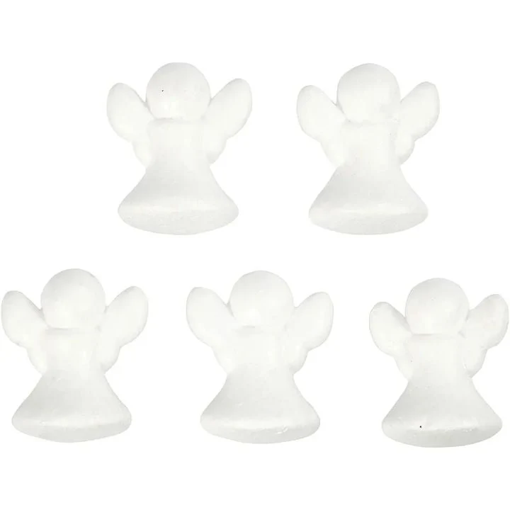 Polistirenski angel 6 cm 5 kosov