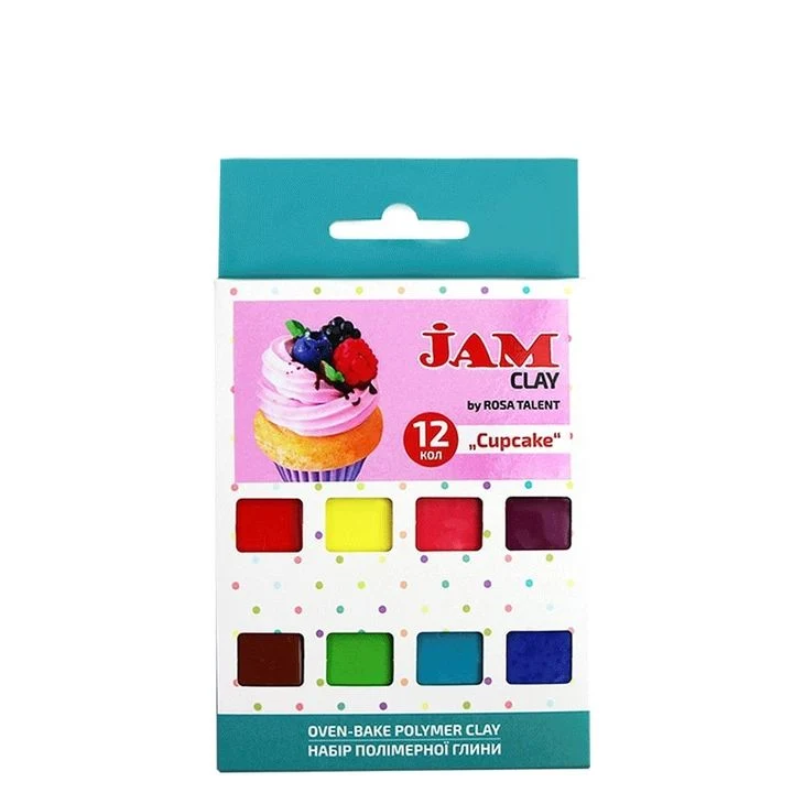 Polimerna masa Rosa Talent - komplet Cupcake 12 x 20 g