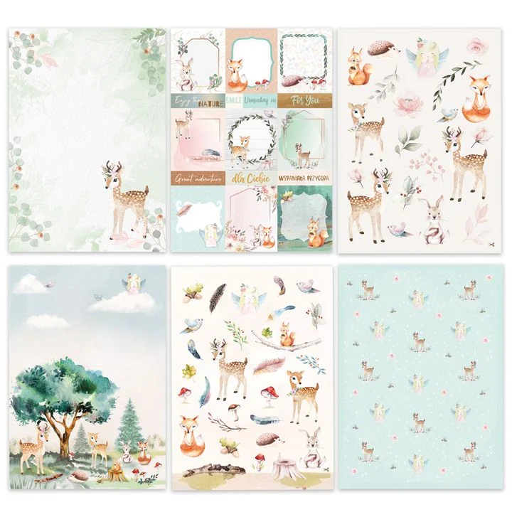 Papir za scrapbooking A4 Magical Forest