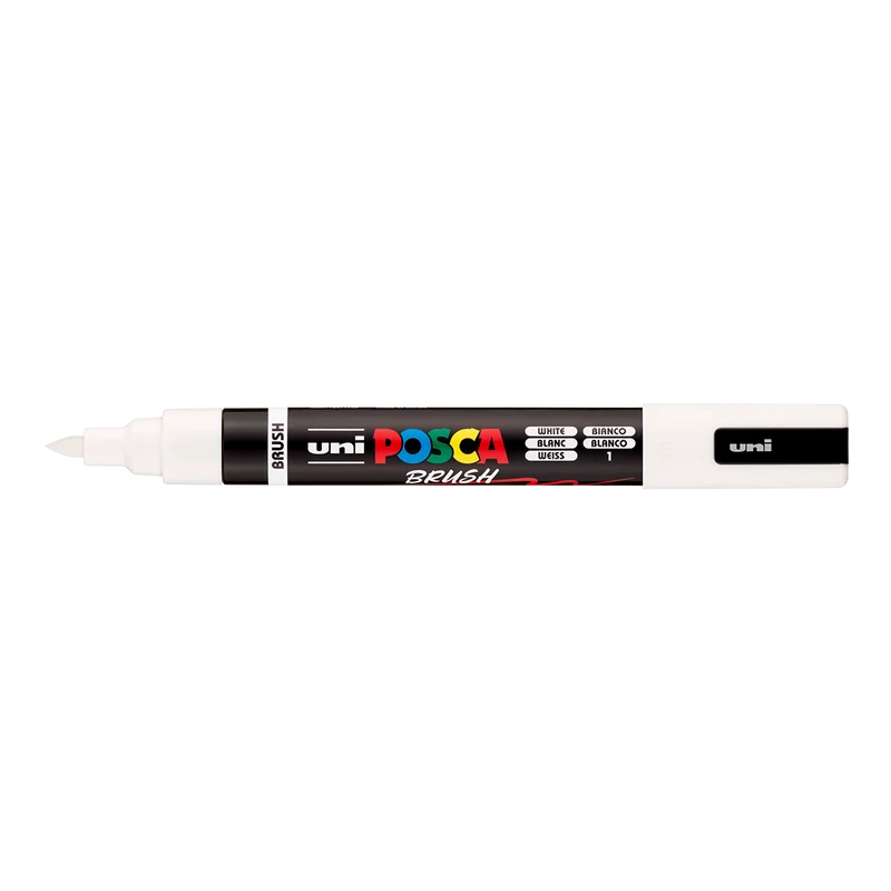Posca akrylový popisovač PC-5BR, 1 - 4 mm, biela