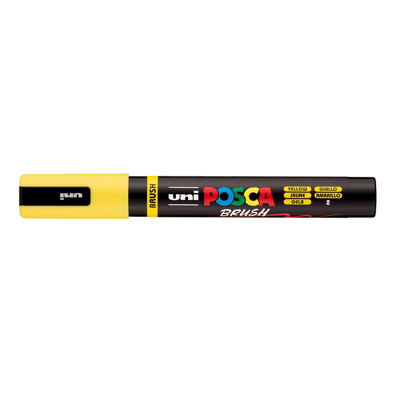 Posca marker PC-5BR, 1 - 4 mm, rumena
