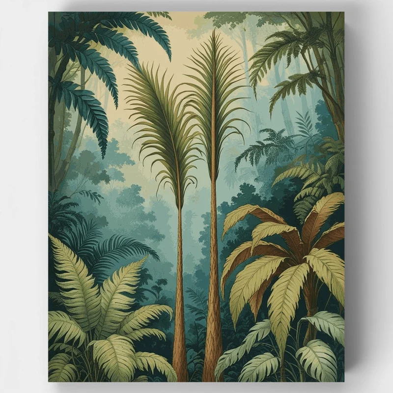 Tropical Jungle Paradise - Paint by Numbers Kit