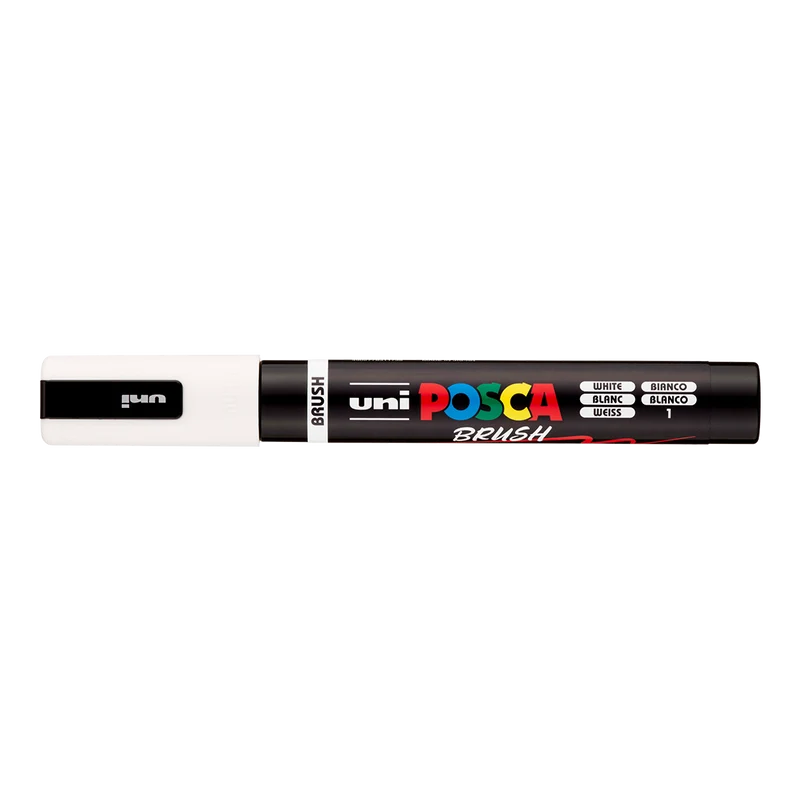 Posca Acrylmarker PC-5BR, 1 - 4 mm, weiß