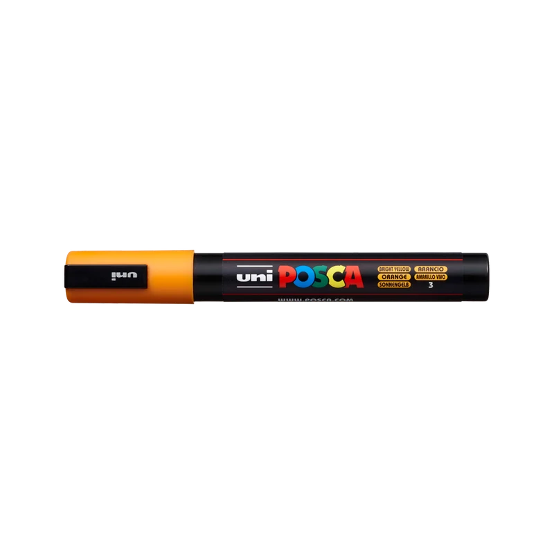 Posca flomaster PC-5M, 1,8 - 2,5 mm, svetlo rumena (3)