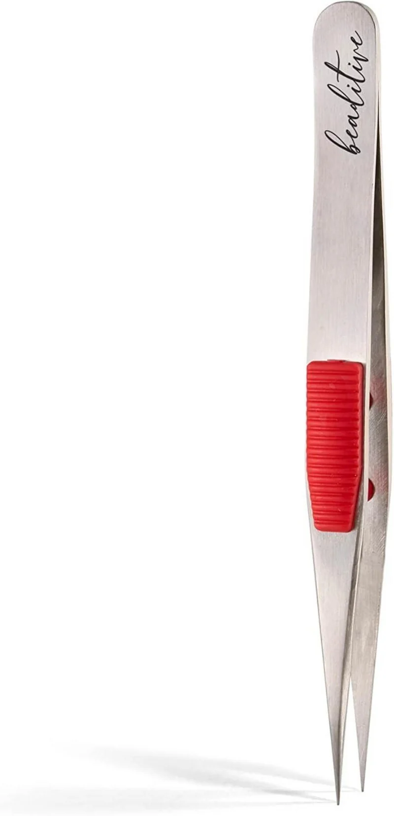 Hochpräzise 12cm Edelstahl Pinzette mit Kissen