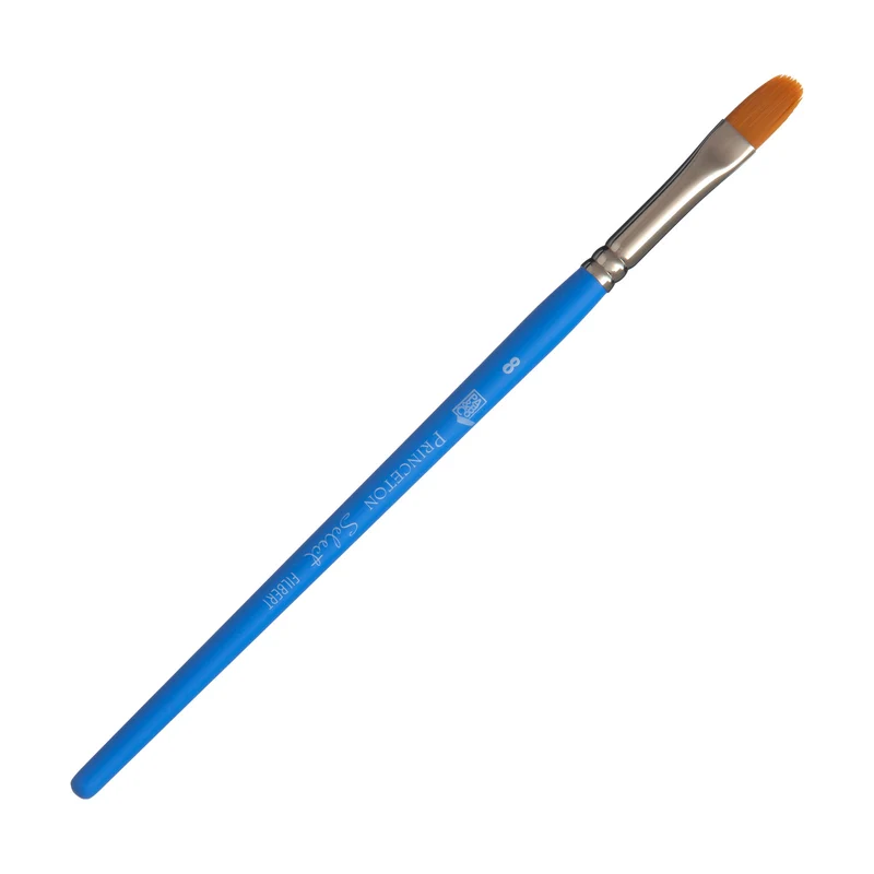 Syntetický štetec PRINCETON Select filbert s krátkou rúčkou