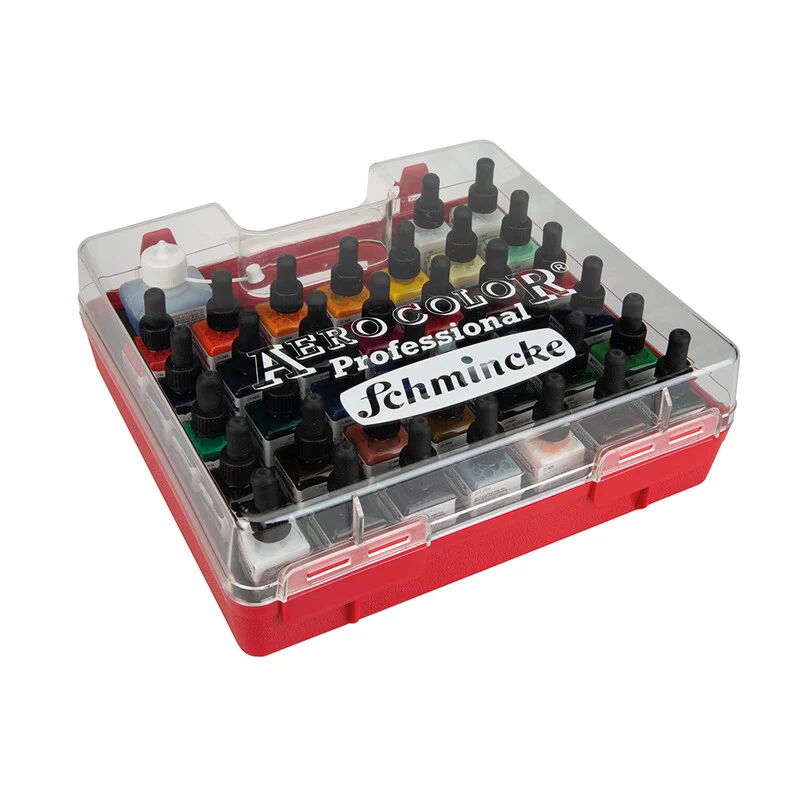 Acrylfarben-Set Schmincke AERO 37 x 28 ml + Reiniger AERO CLEAN RAPID