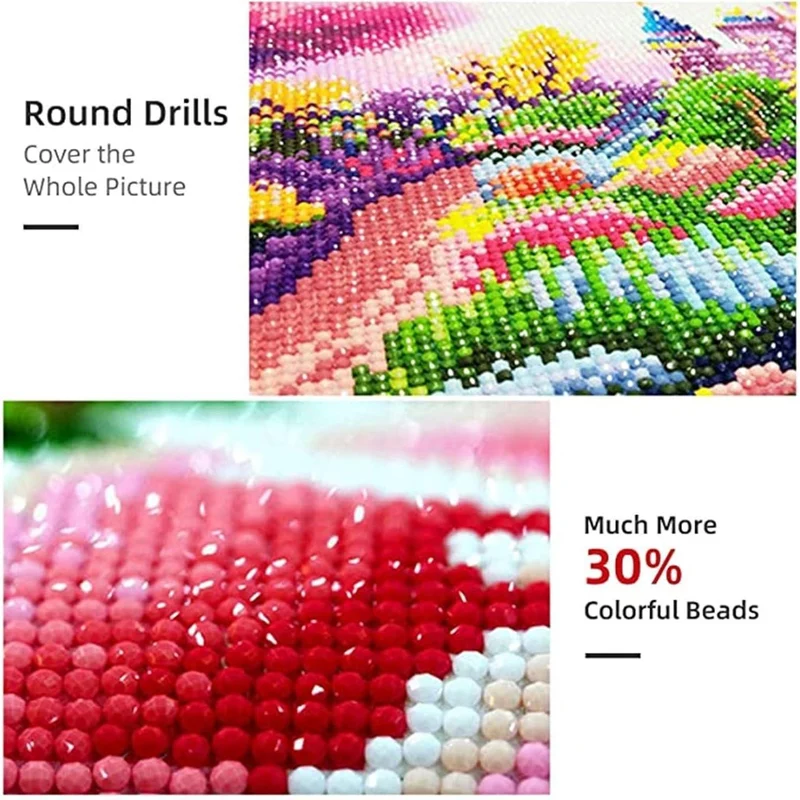 5D Diamant Painting Pfau XXL Set – Full Drill DIY Bild