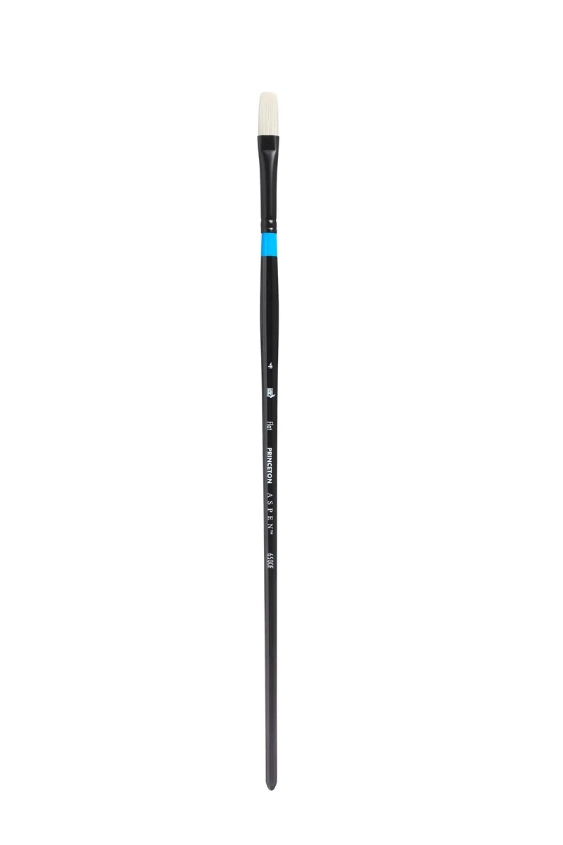 PRINCETON Aspen Flachpinsel mit langem Stiel