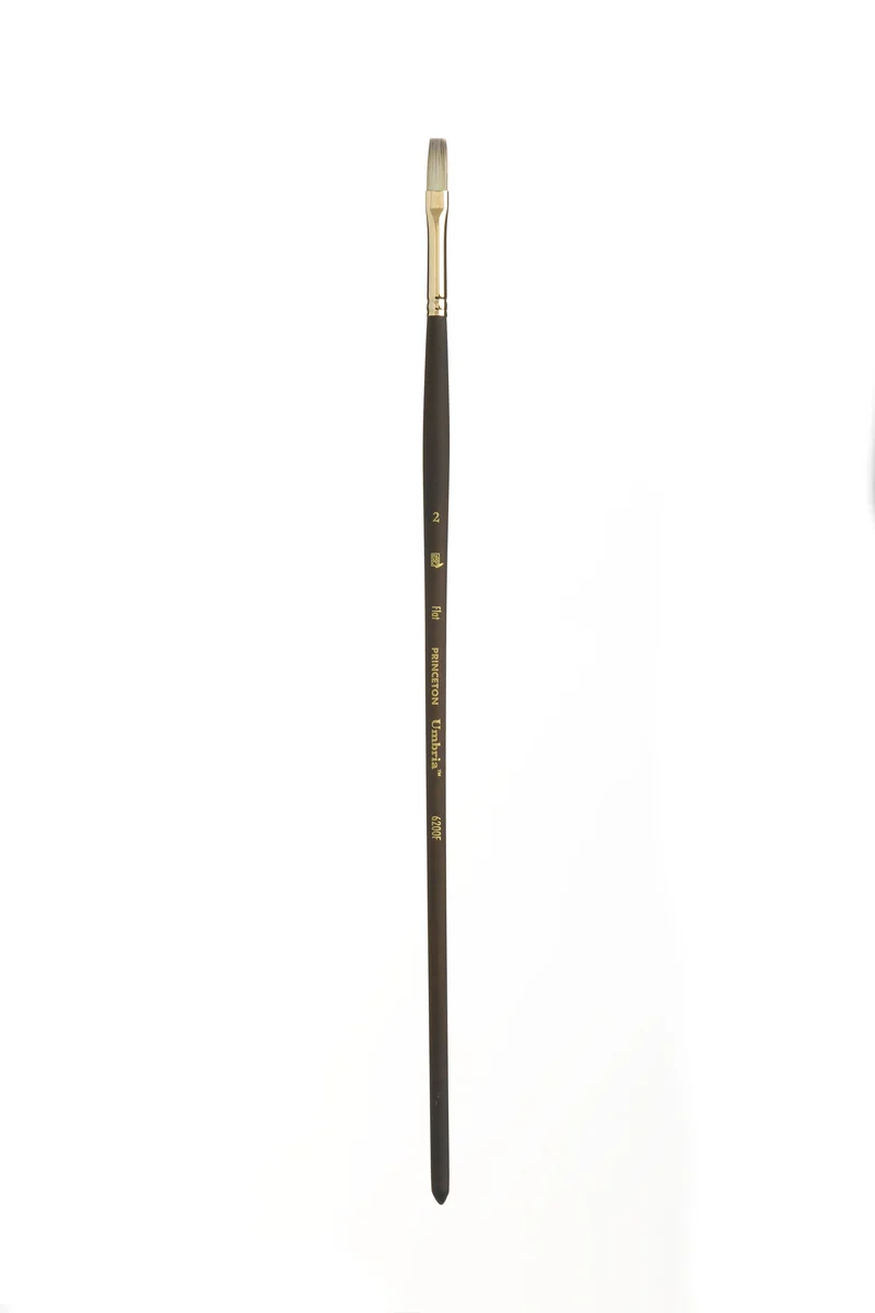 PRINCETON Umbria Flachpinsel für Acryl mit kurzem Stiel