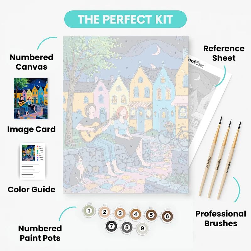 Moonlit Serenade - Paint by Numbers Kit