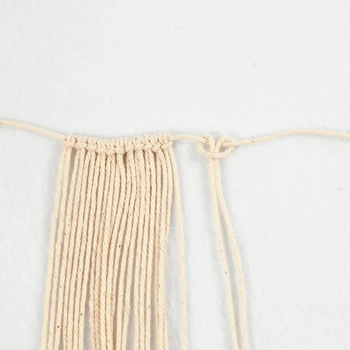 Mini ustvarjalni komplet Macrame snežinke