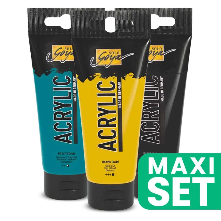 Комплект акрилни бои Solo Goya 3x100 ml - Greek Holiday