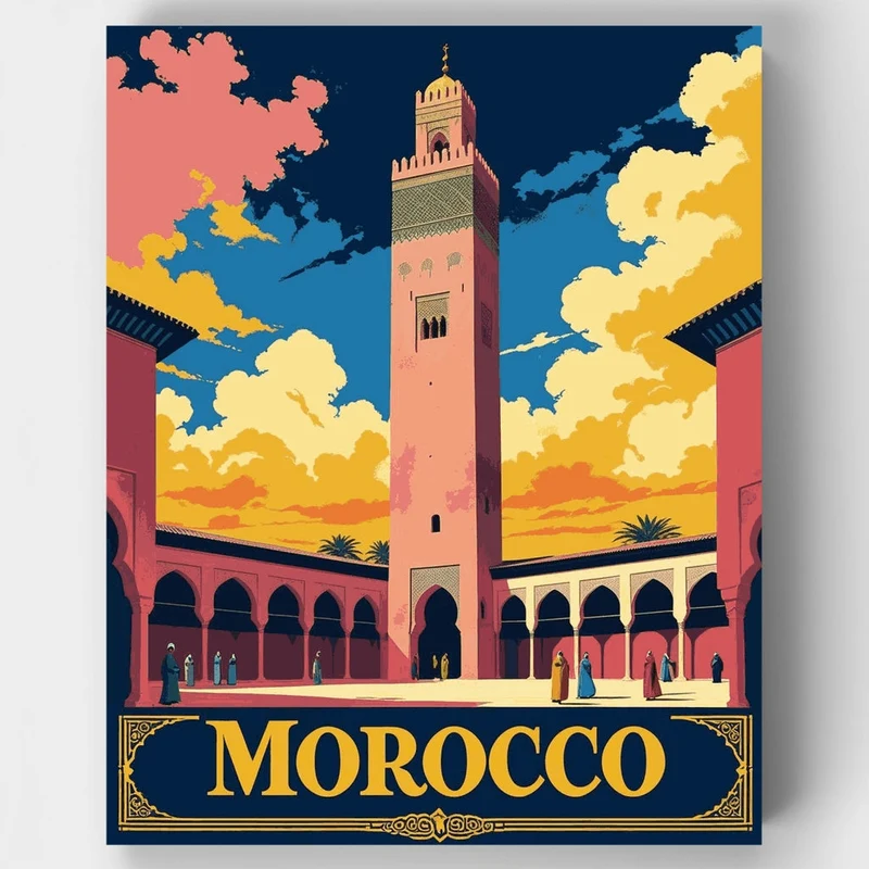 Morocco - Paint by Numbers Kit