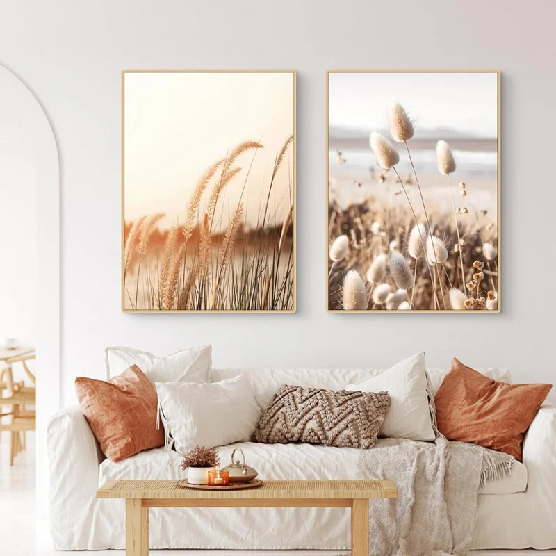 Poster Set 3er-Set Natur Strand Szenerie Wandbilder Boho Deko